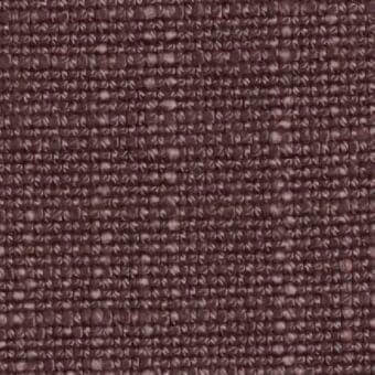 Brown woven fabric sample displaying a dense, rectangular grid pattern with subtle tonal variations and a slightly rough, nubby texture.